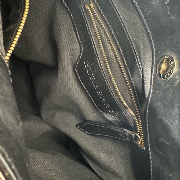 Burberry Bridle Whipstitch House Check Large Gosford Shoulder Hobo Bag - Picture 7 of 11